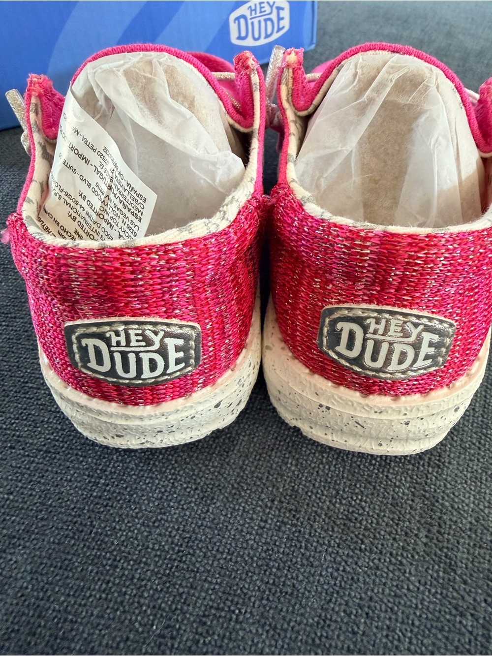 WEN Bright Pink Canvas Lace-Up Kids Sneakers - Picture 3 of 6